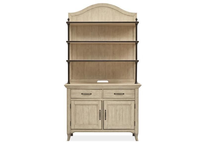 Harlow - Hutch - Weathered Bisque - Premium Hutches from Magnussen Furniture - Just $757.50! Shop now at brett interiors