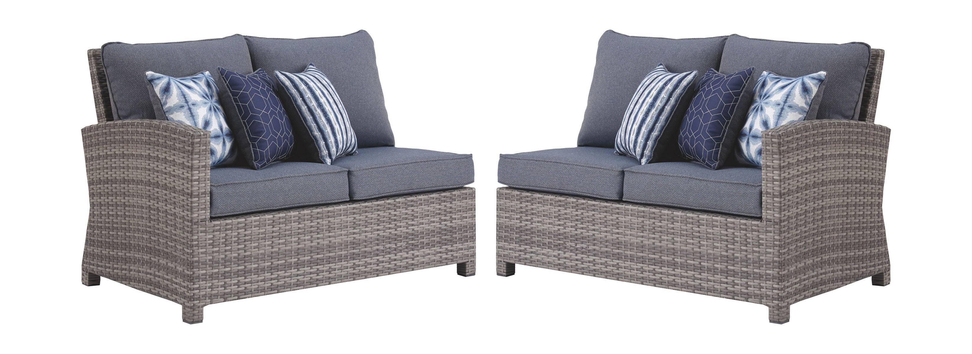 Salem Beach - Gray - 3 Pc. - Sectional Lounge - Premium Stationary Sectionals from Signature Design by Ashley® - Just $3029.38! Shop now at brett interiors