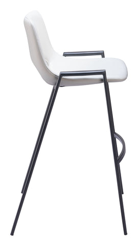 Desi - Bar Chair (Set of 2) - Black - Premium Stool Sets from Zuo Modern - Just $1450! Shop now at brett interiors