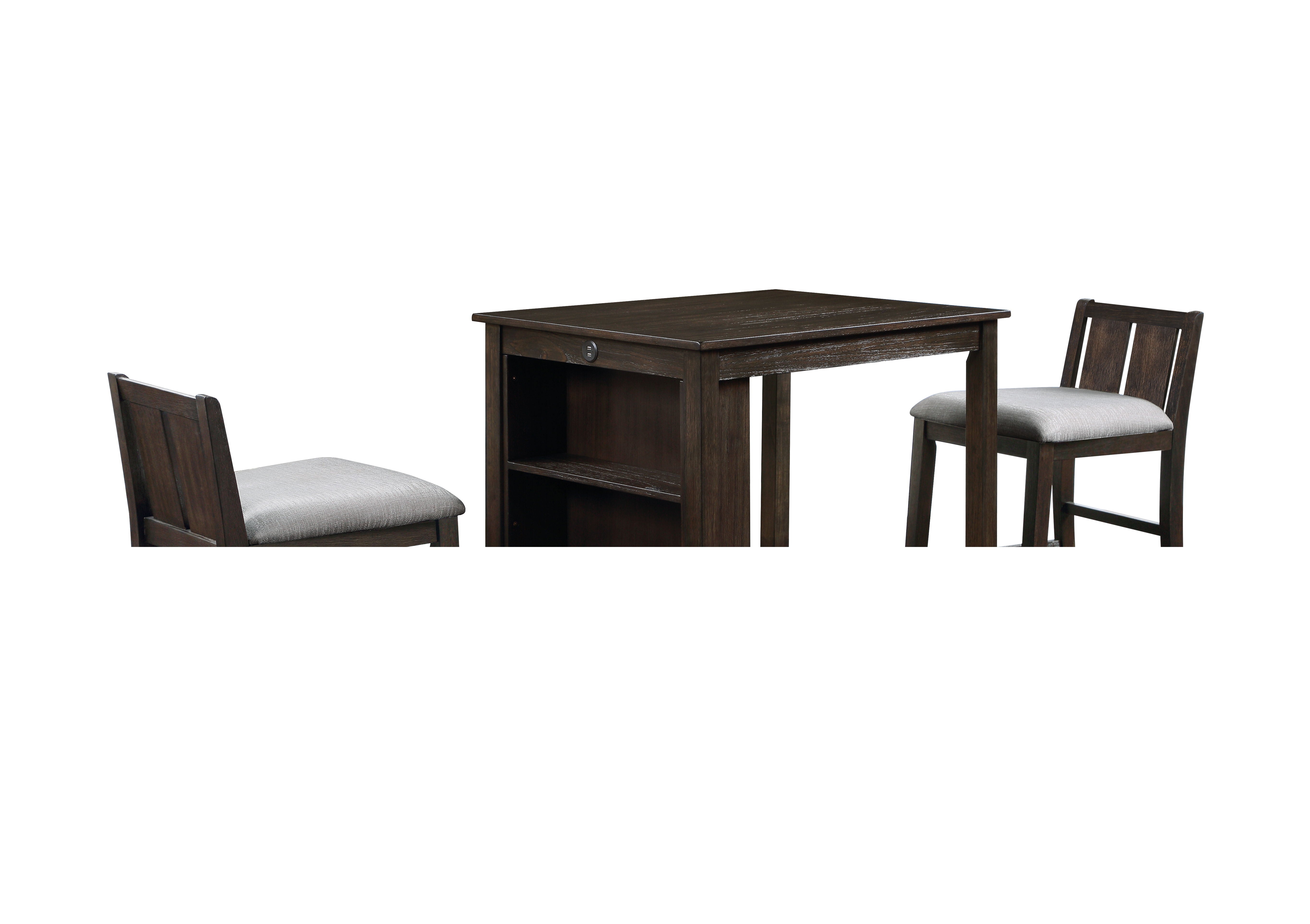 Heston - Storage Counter Table Set - Premium 3 Piece Dining Room Sets from New Classic - Just $472.50! Shop now at brett interiors