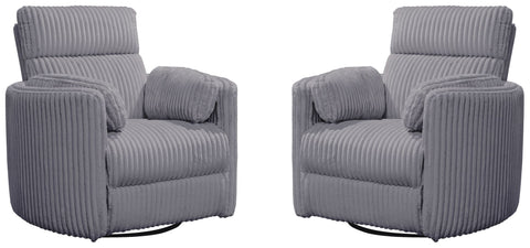 Radius - Power Swivel Glider Recliner (Set of 2) - Premium Chair Sets from Parker Living - Just $1745! Shop now at brett interiors