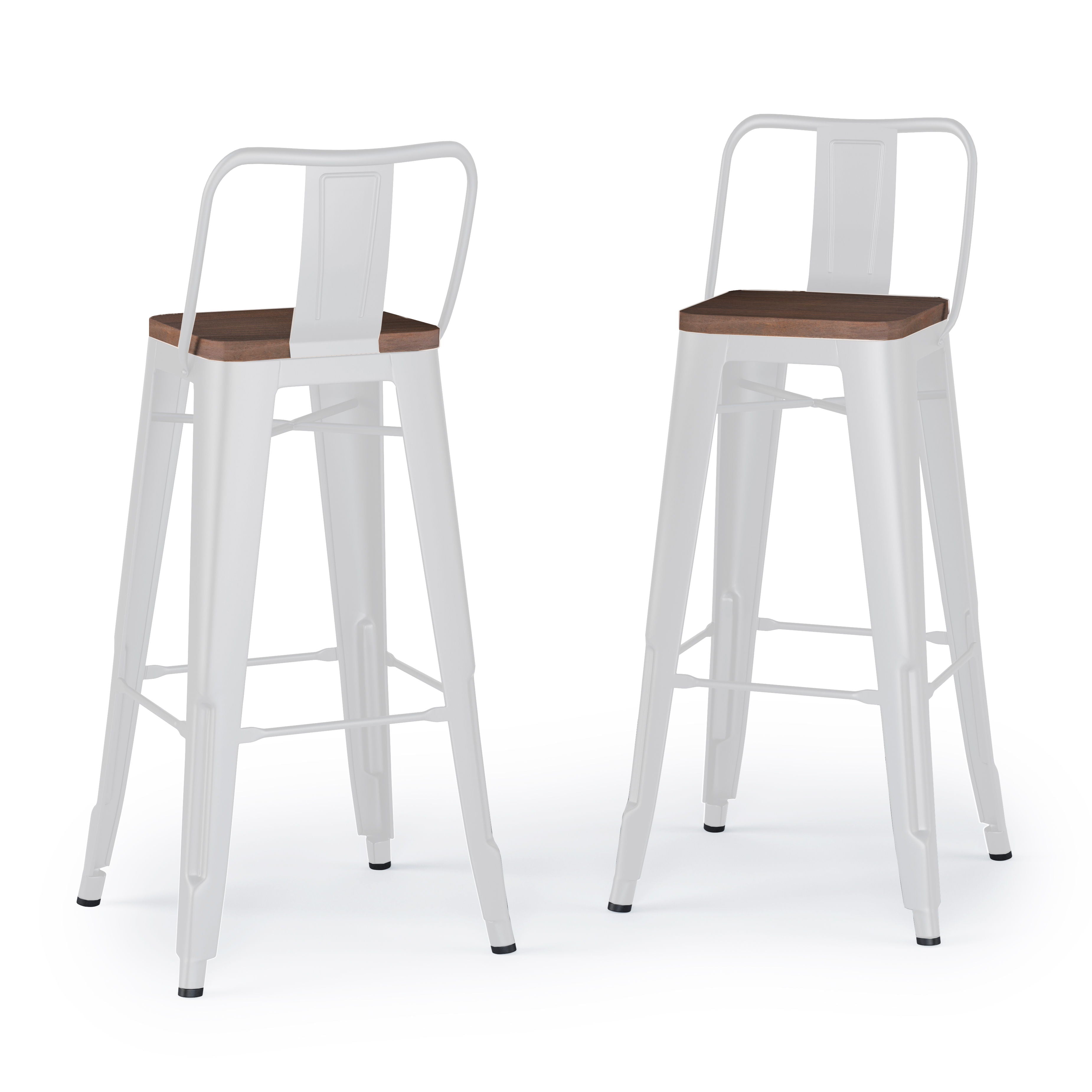 Rayne - 30" Metal / Wood Bar Stool (Set of 2) - Premium Stool Sets from Simpli Home - Just $209! Shop now at brett interiors