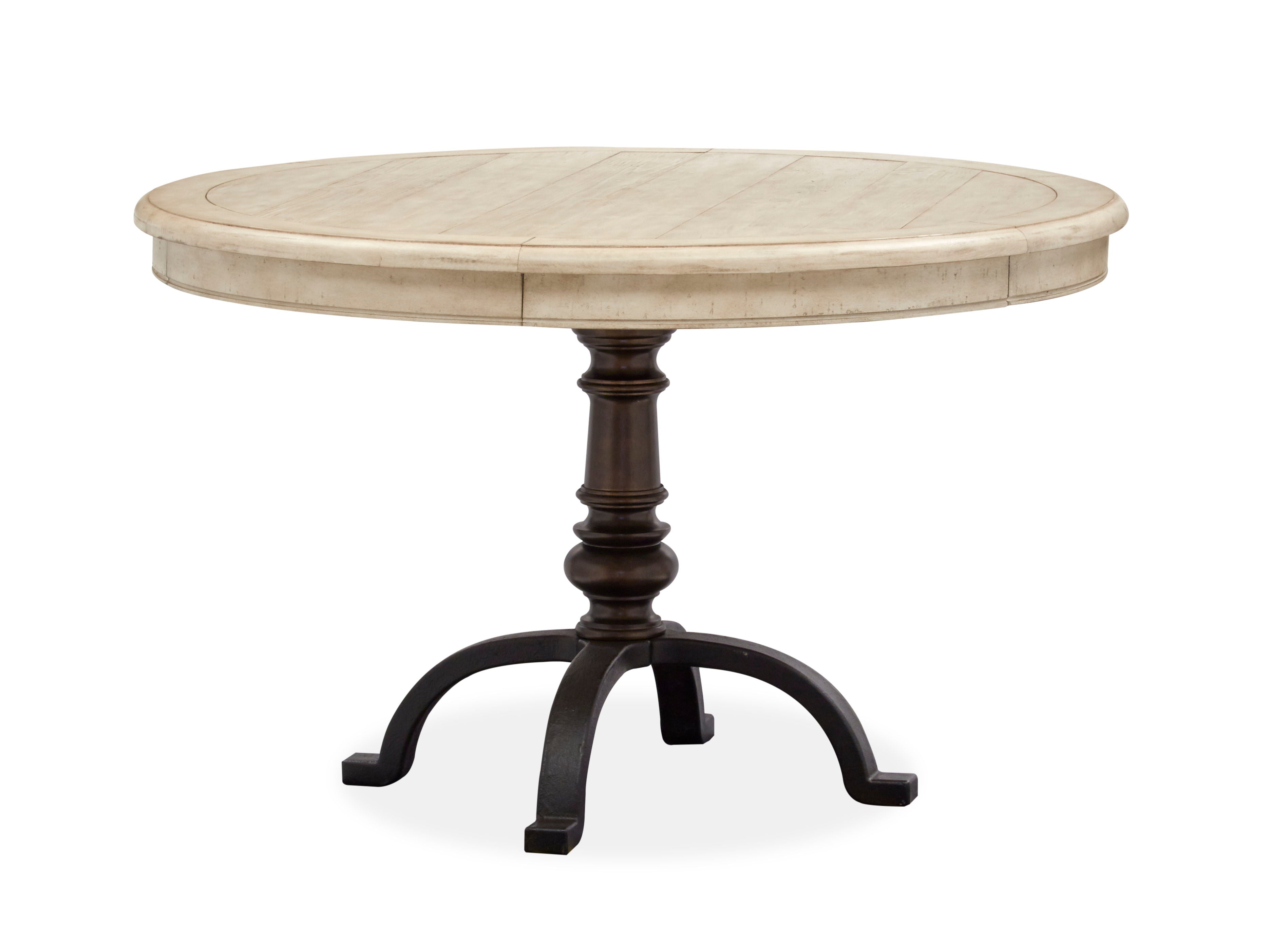 Harlow - Round Dining Table - Weathered Bisque - Premium Dining Tables from Magnussen Furniture - Just $1135! Shop now at brett interiors