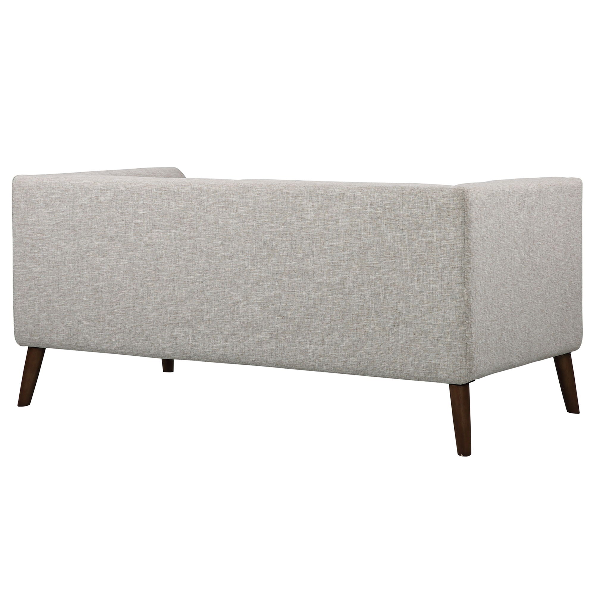 Hudson - Mid-Century Button - Tufted Loveseat - Premium Stationary Loveseats from Armen Living - Just $1047.50! Shop now at brett interiors