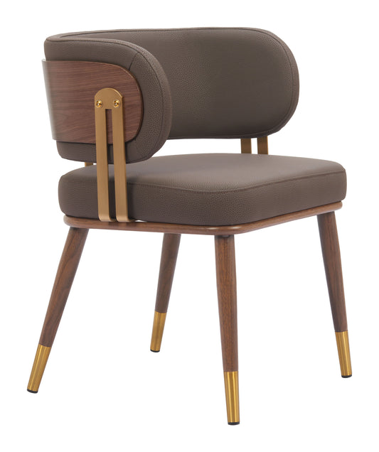 Brew - Dining Chair (Set of 2) - Brown - Premium Chair Sets from Zuo Modern - Just $2250! Shop now at brett interiors