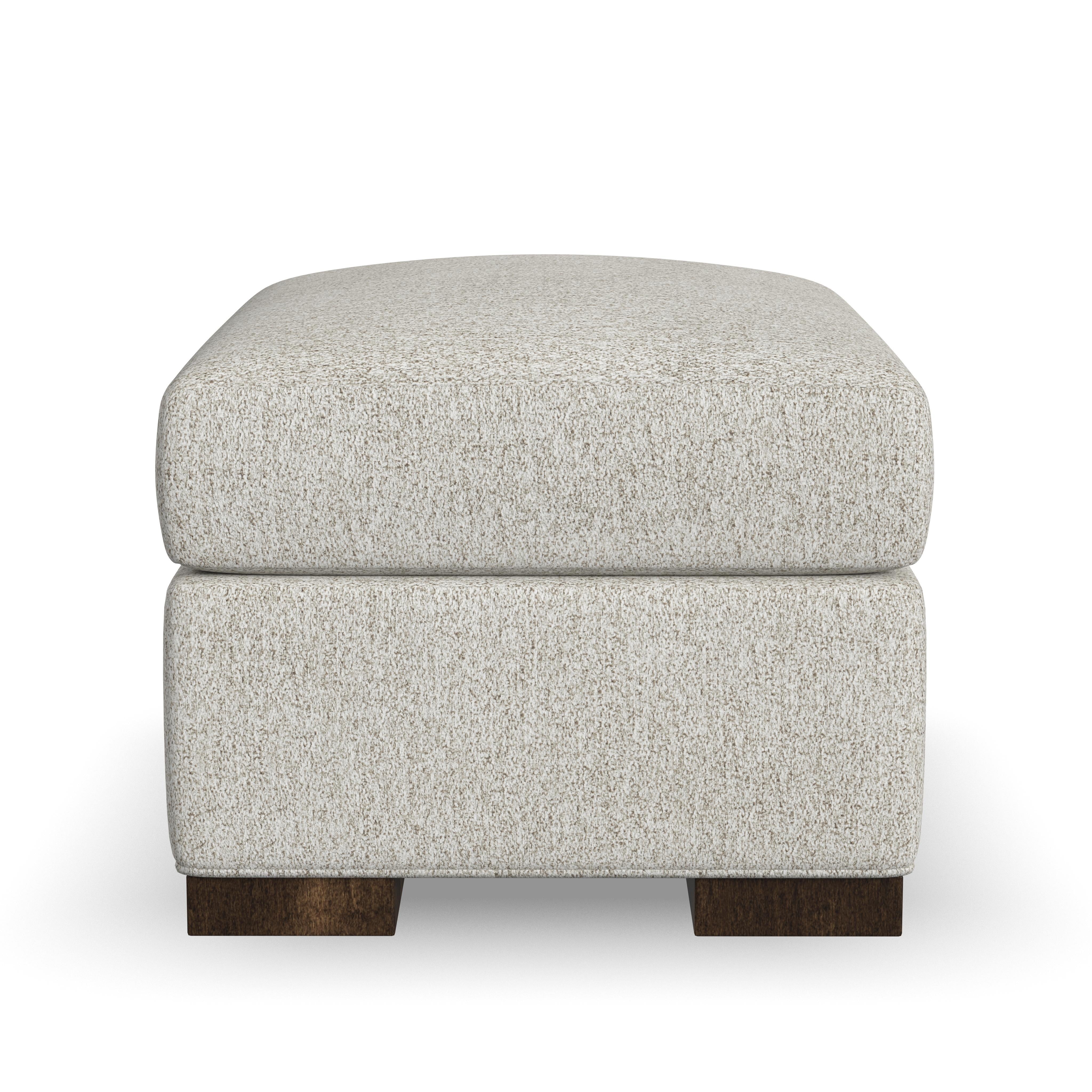 Jasper - Stationary Ottoman - Gray - Premium Accent Ottomans from Flexsteel - Just $500! Shop now at brett interiors