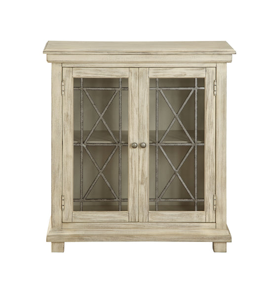 Morris - Two Door Cabinet - Knob Hill Burnished Ivory - Premium Accent Cabinets from Coast2Coast Home - Just $2227.50! Shop now at brett interiors