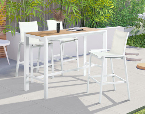 Nizuc - Outdoor Patio Rectangle Bar Table - Premium Bar Tables from Meridian Furniture - Just $1175! Shop now at brett interiors