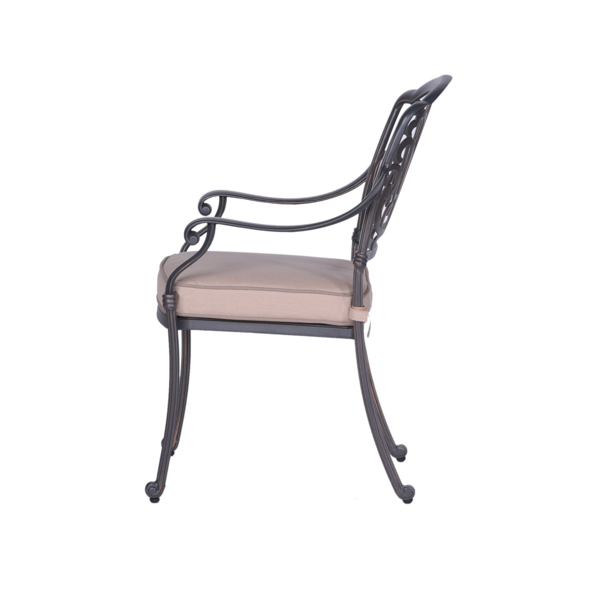 Patio Outdoor Aluminum Dining Armchair With Cushion (Set of 2) - Premium Chair Sets from Gather Craft - Just $920! Shop now at brett interiors