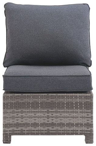 Salem - Gray - Armless Chair W/Cushion - Premium Armless Chairs from Ashley Furniture - Just $581.88! Shop now at brett interiors