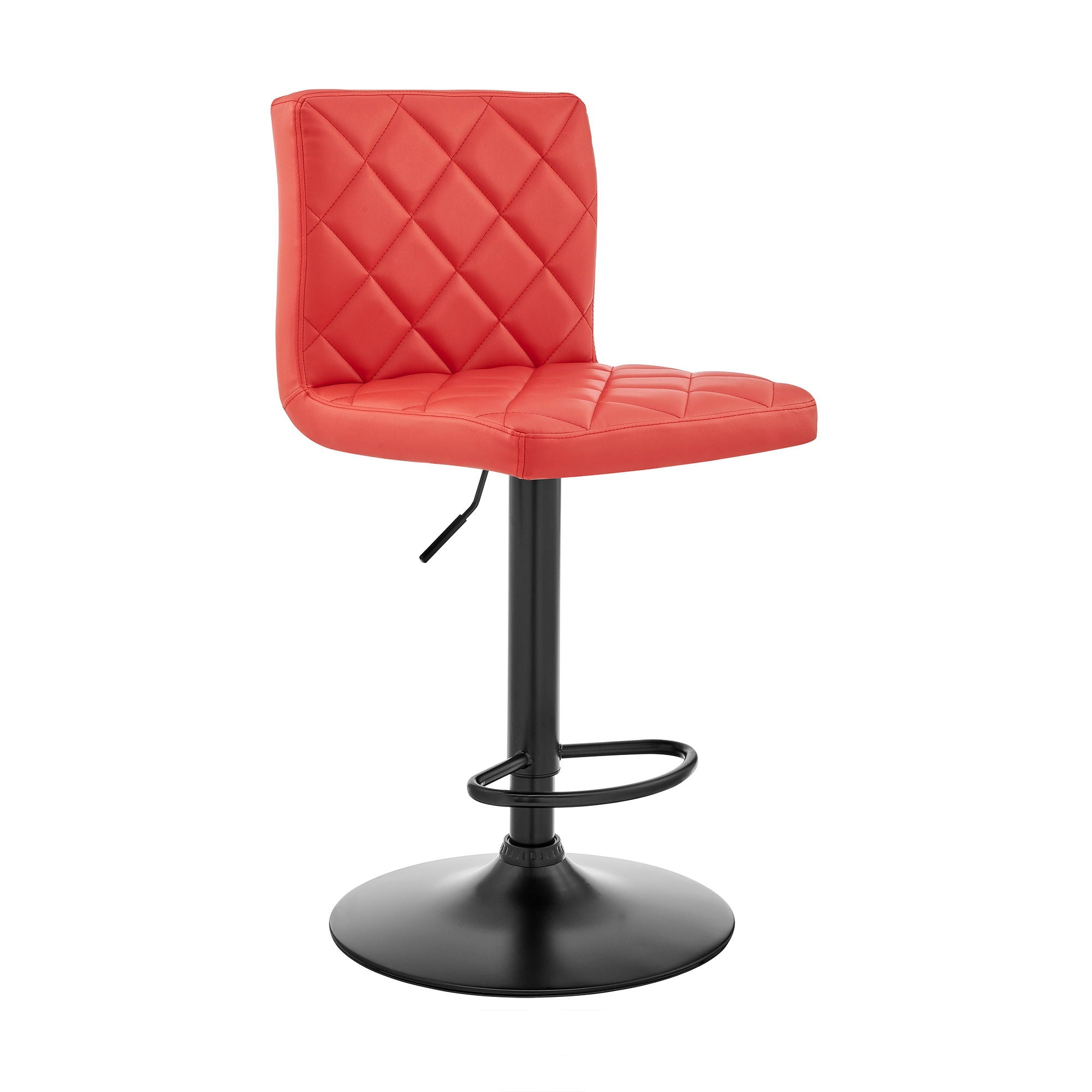 Duval - Adjustable Swivel Bar Stool - Premium Adjustable Height from Armen Living - Just $152.50! Shop now at brett interiors