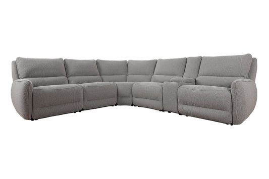 Stellar - Bloke Smoke Power Reclining 6 Piece Modular Sectional - Beige - Premium Reclining Sectionals from Parker Living - Just $9762.50! Shop now at brett interiors