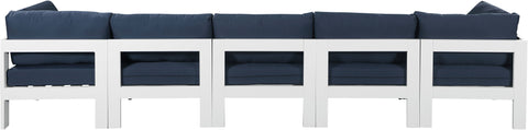 Nizuc - Outdoor Patio Modular Sofa - Navy - Premium Sofas from Meridian Furniture - Just $4512.50! Shop now at brett interiors