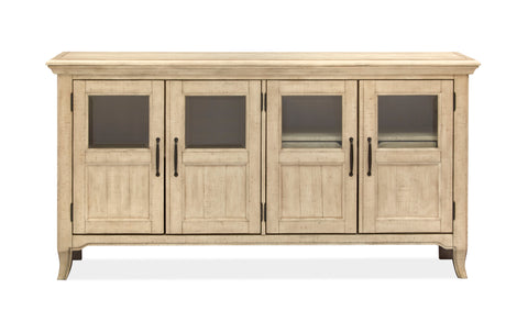 Harlow - Four Door Buffet - Weathered Bisque - Premium Buffets from Magnussen Furniture - Just $1647.50! Shop now at brett interiors