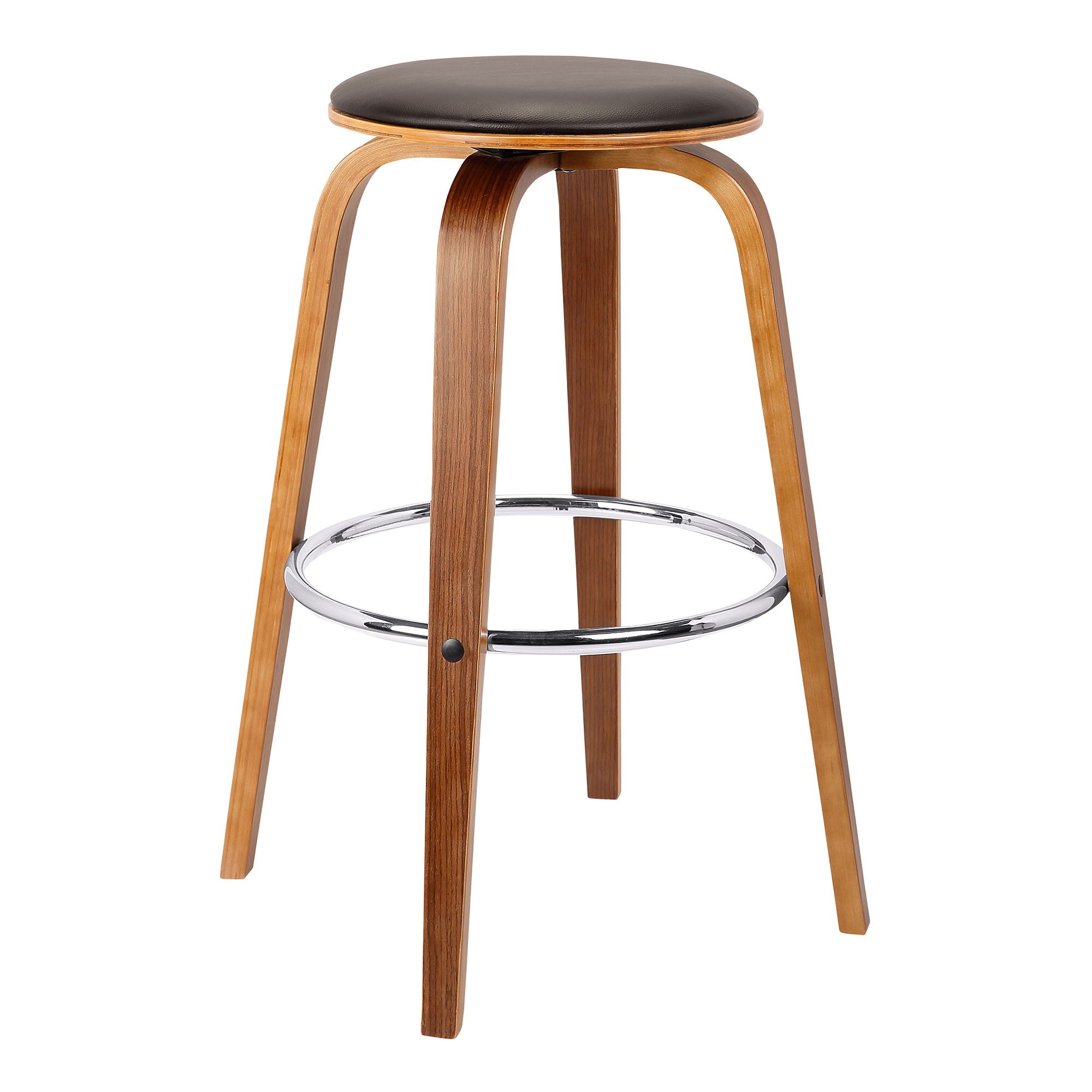 Harbor - Backless Swivel Mid-Century Modern Bar Stool - Premium Counter Height (24"-27") from Armen Living - Just $150! Shop now at brett interiors