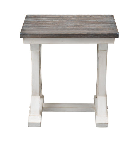 Bar Harbor II - Accent Side End Table With Plank Style Top And Trestle Base - Premium Dining Tables from Coast2Coast Home - Just $1402.50! Shop now at brett interiors