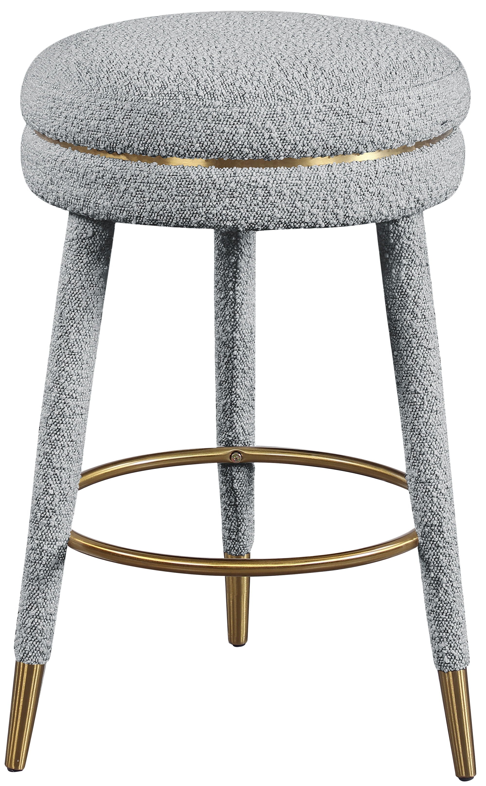 Coral - Counter Stool - Gray - Premium Counter Height (24"-27") from Meridian Furniture - Just $362.50! Shop now at brett interiors