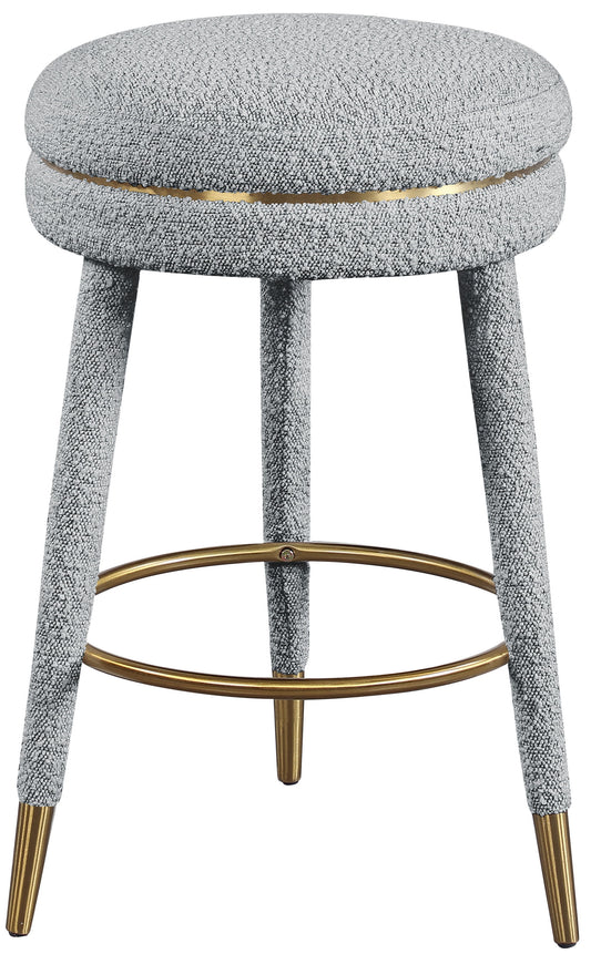 Coral - Counter Stool - Gray - Premium Counter Height (24"-27") from Meridian Furniture - Just $362.50! Shop now at brett interiors