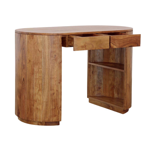 Khana - Natural Writing Desk - Natural - Premium Writing Desks from Coast2Coast Home - Just $2475! Shop now at brett interiors