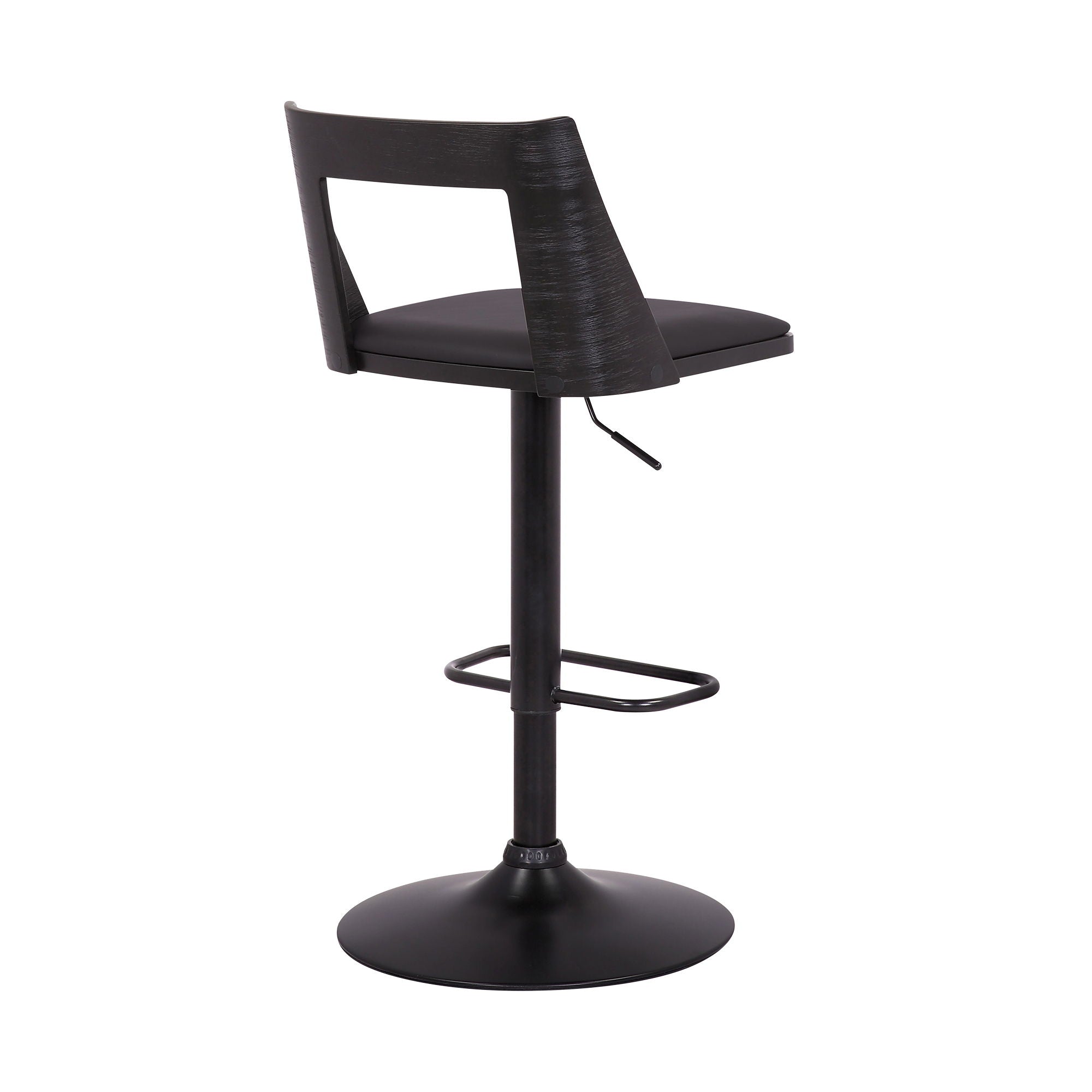 Milan - Adjustable Swivel Bar Stool - Premium Adjustable Height from Armen Living - Just $202.50! Shop now at brett interiors