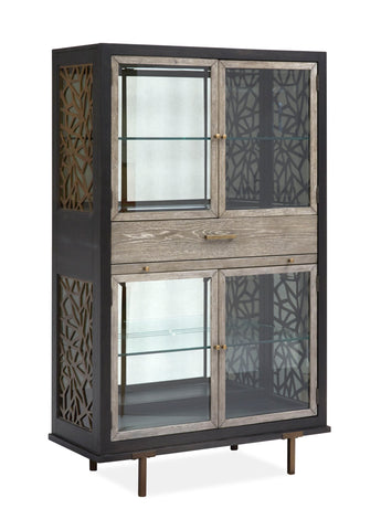 Ryker - Display Cabinet - Homestead Brown - Premium Display Cabinets from Magnussen Furniture - Just $2250! Shop now at brett interiors