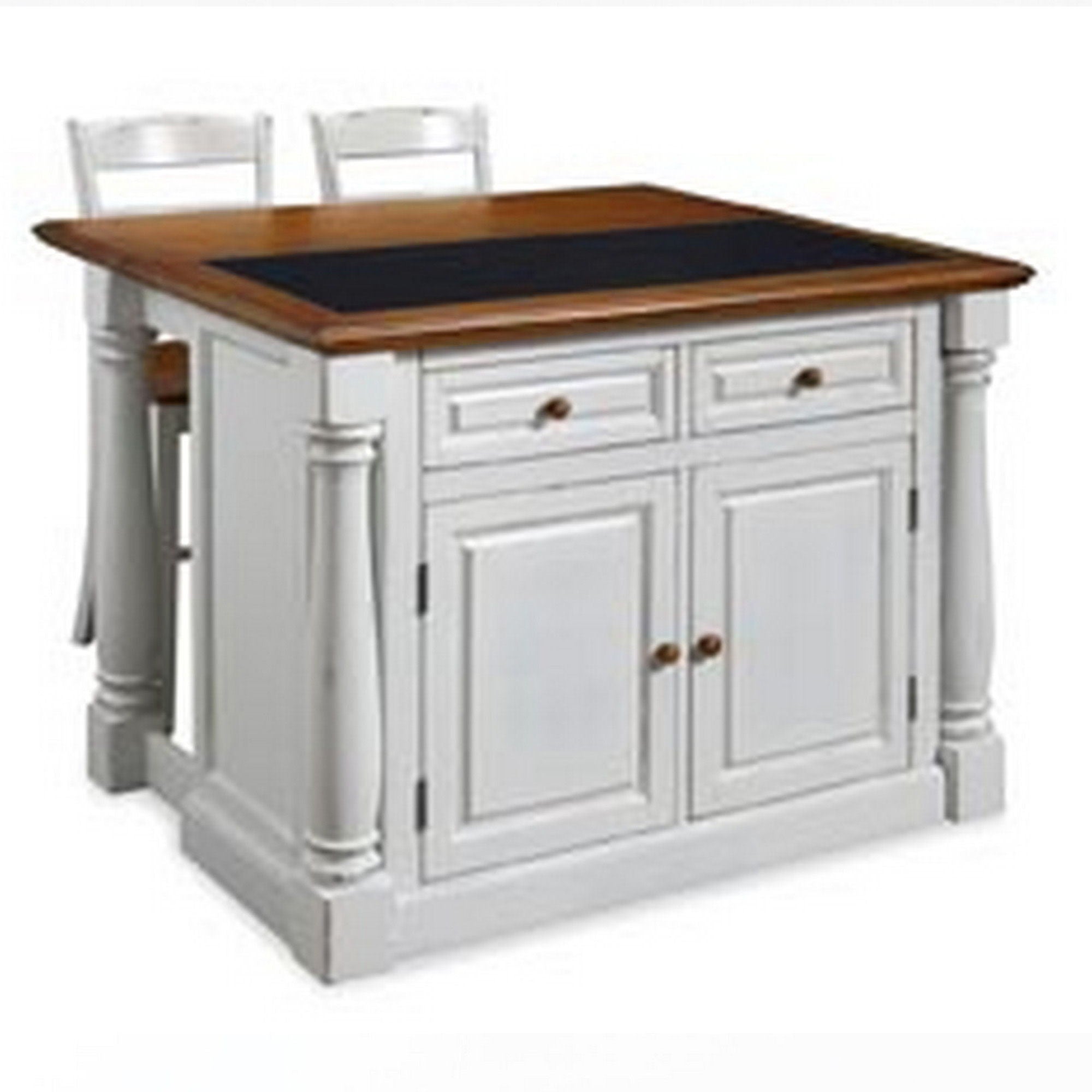 Monarch - Kitchen Island Set - Premium Islands & Carts from Homestyles - Just $3249.98! Shop now at brett interiors