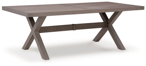 Hillside Barn - Brown - Rectangular Dining Table W/Umb Opt - Premium Dining Tables from Signature Design by Ashley® - Just $1934.63! Shop now at brett interiors