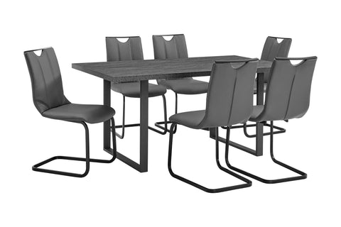 Fenton And Pacific - Modern Rectangular Dining Set - Premium 5 Piece Dining Room Sets from Armen Living - Just $1457.50! Shop now at brett interiors