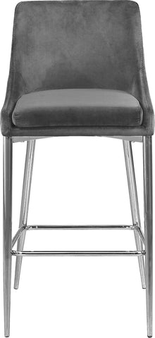 Karina - Stool with Chrome Legs (Set of 2) - Premium Stool Sets from Meridian Furniture - Just $600! Shop now at brett interiors