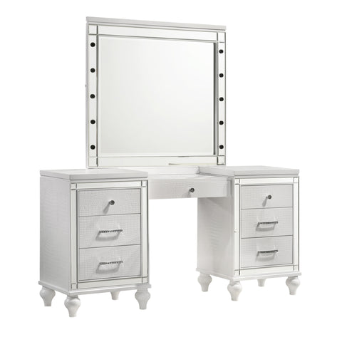 Valentino - Vanity Table Set - Premium Vanity Sets from New Classic - Just $1122.50! Shop now at brett interiors