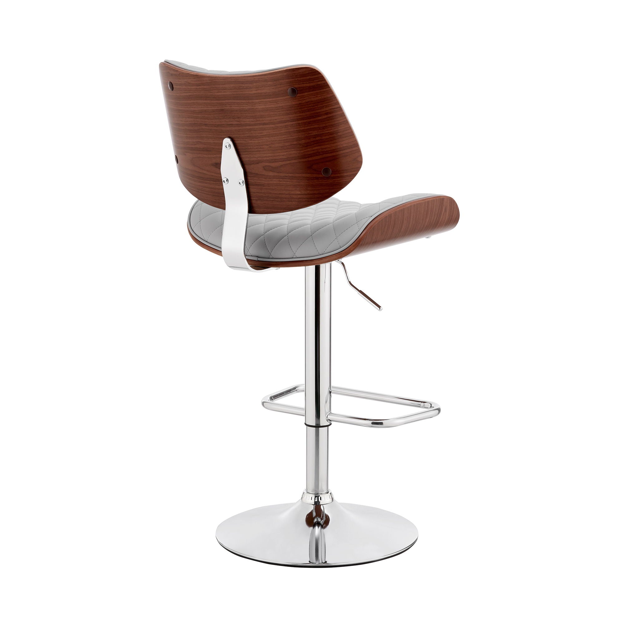 Leland - Adjustable Bar Stool - Premium Adjustable Height from Armen Living - Just $250! Shop now at brett interiors