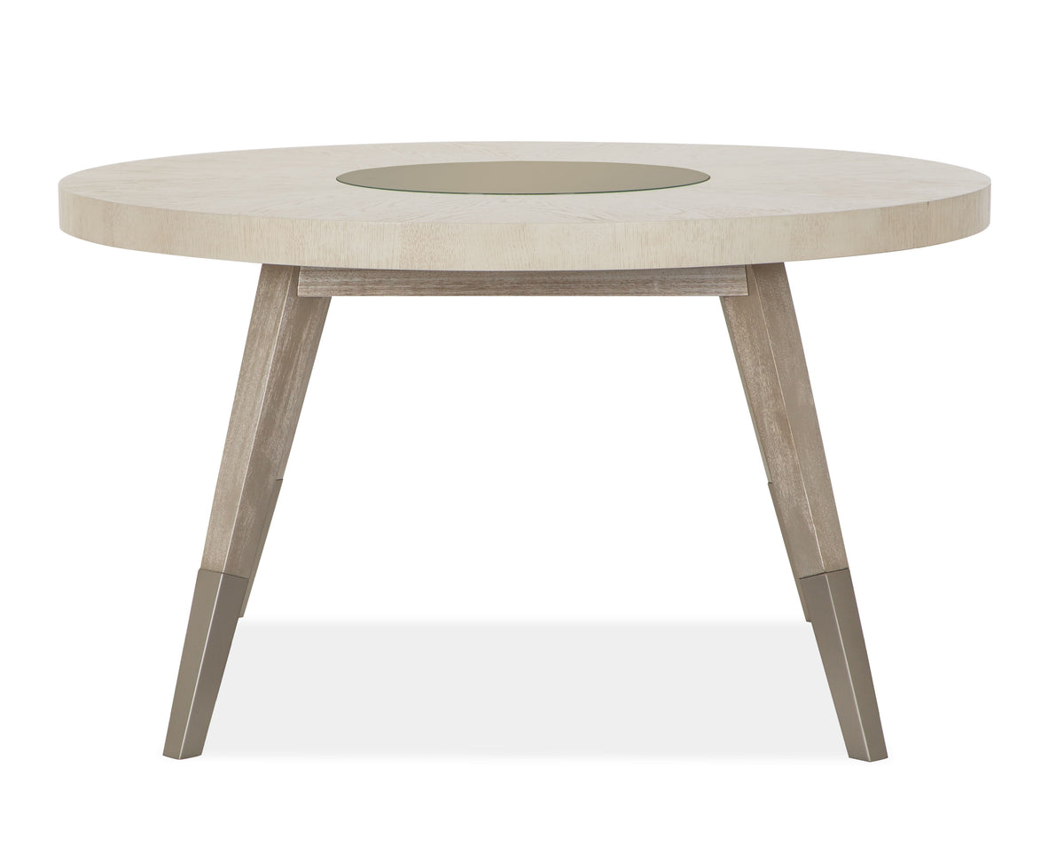 Lenox - Round Dining Table - Warm Silver - Premium Dining Tables from Magnussen Furniture - Just $922.50! Shop now at brett interiors