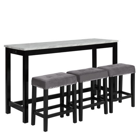 Celeste - Theater Bar Table Set - Premium 4 Piece Dining Room Sets from New Classic - Just $547.50! Shop now at brett interiors