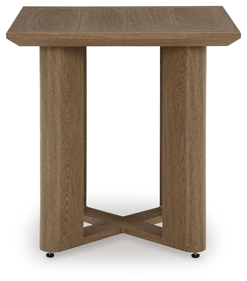 Serene Bay - Dark Brown - Square End Table - Premium End Tables from Signature Design by Ashley® - Just $460! Shop now at brett interiors