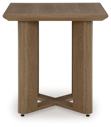 Serene Bay - Dark Brown - Square End Table - Premium End Tables from Signature Design by Ashley® - Just $460! Shop now at brett interiors