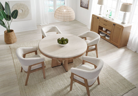 Escape - 54 In. Round Dining Table - Light Brown - Premium Dining Tables from Parker House - Just $1497.50! Shop now at brett interiors