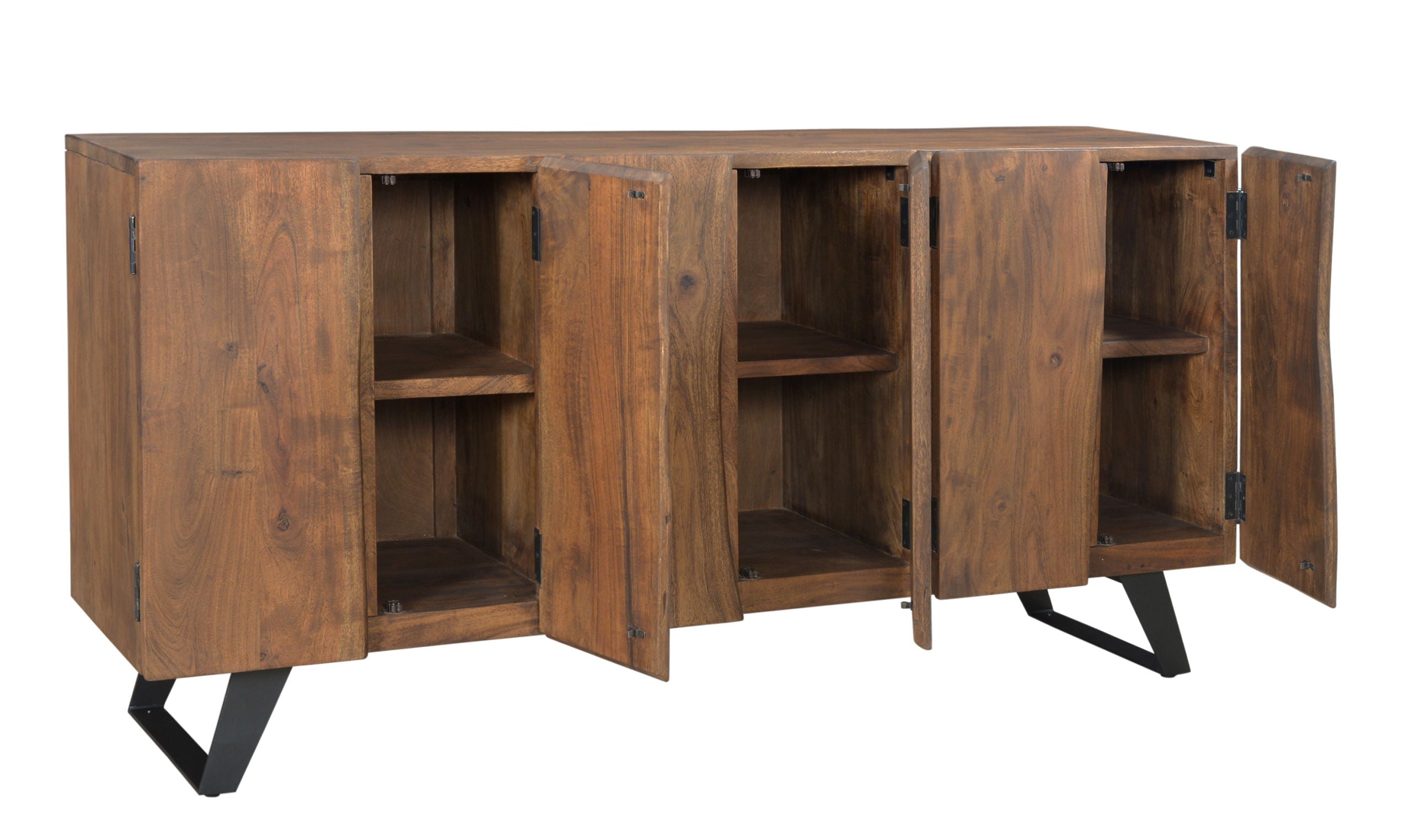 Sequoia - Six Door Sideboard - Light Brown - Premium Credenzas from Coast2Coast Home - Just $5775! Shop now at brett interiors