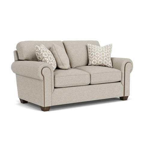 Carson - Loveseat - Nailhead Trim - Premium Stationary Loveseats from Flexsteel - Just $2500! Shop now at brett interiors