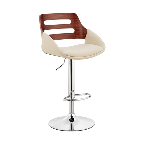 Karter - Adjustable Bar Stool - Premium Adjustable Height from Armen Living - Just $220! Shop now at brett interiors