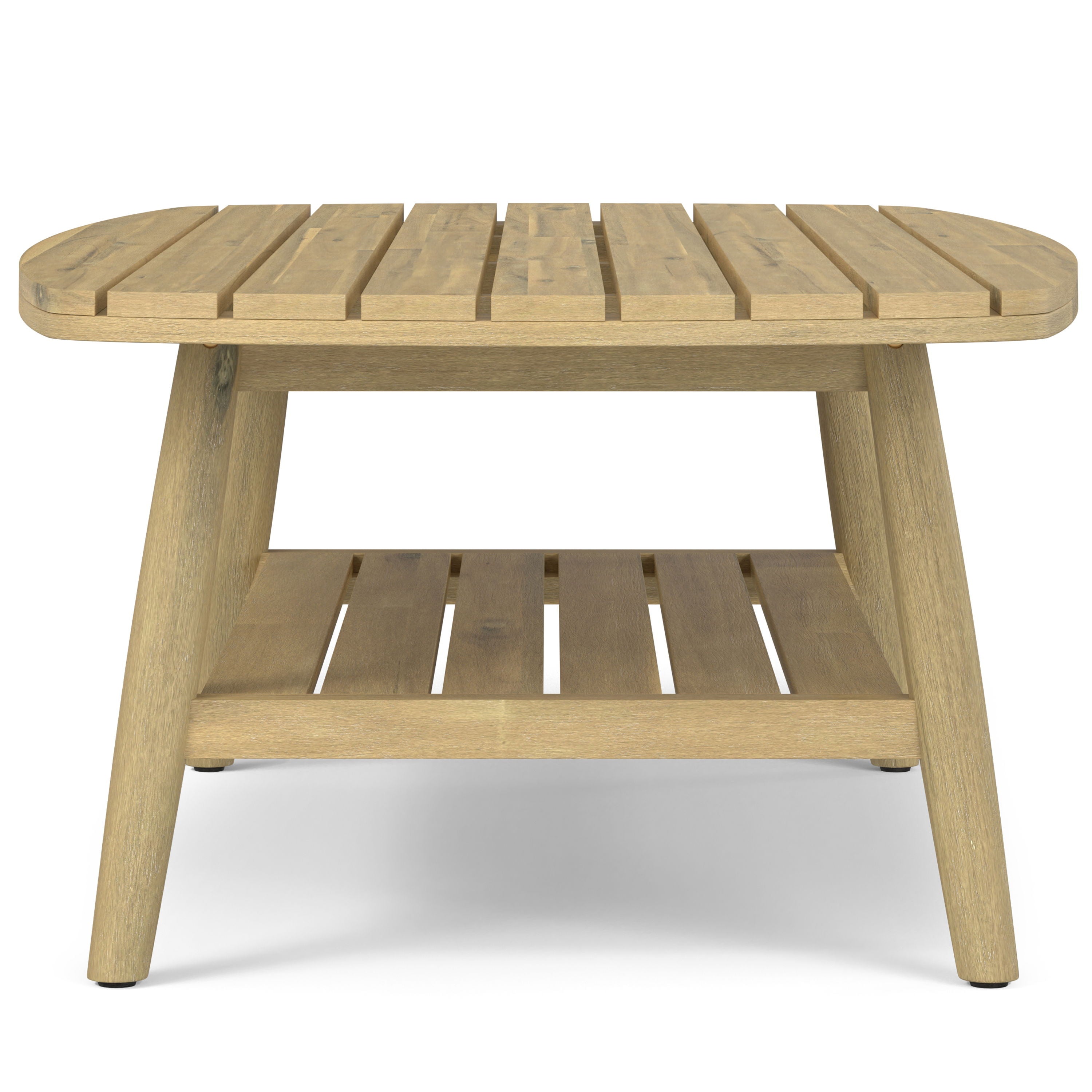 Bayshore - Outdoor Coffee Table - Light Teak - Premium Coffee Tables from Simpli Home - Just $246! Shop now at brett interiors