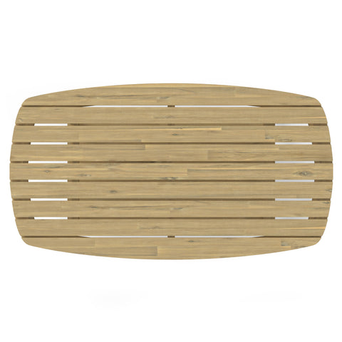 Bayshore - Outdoor Coffee Table - Light Teak - Premium Coffee Tables from Simpli Home - Just $246! Shop now at brett interiors