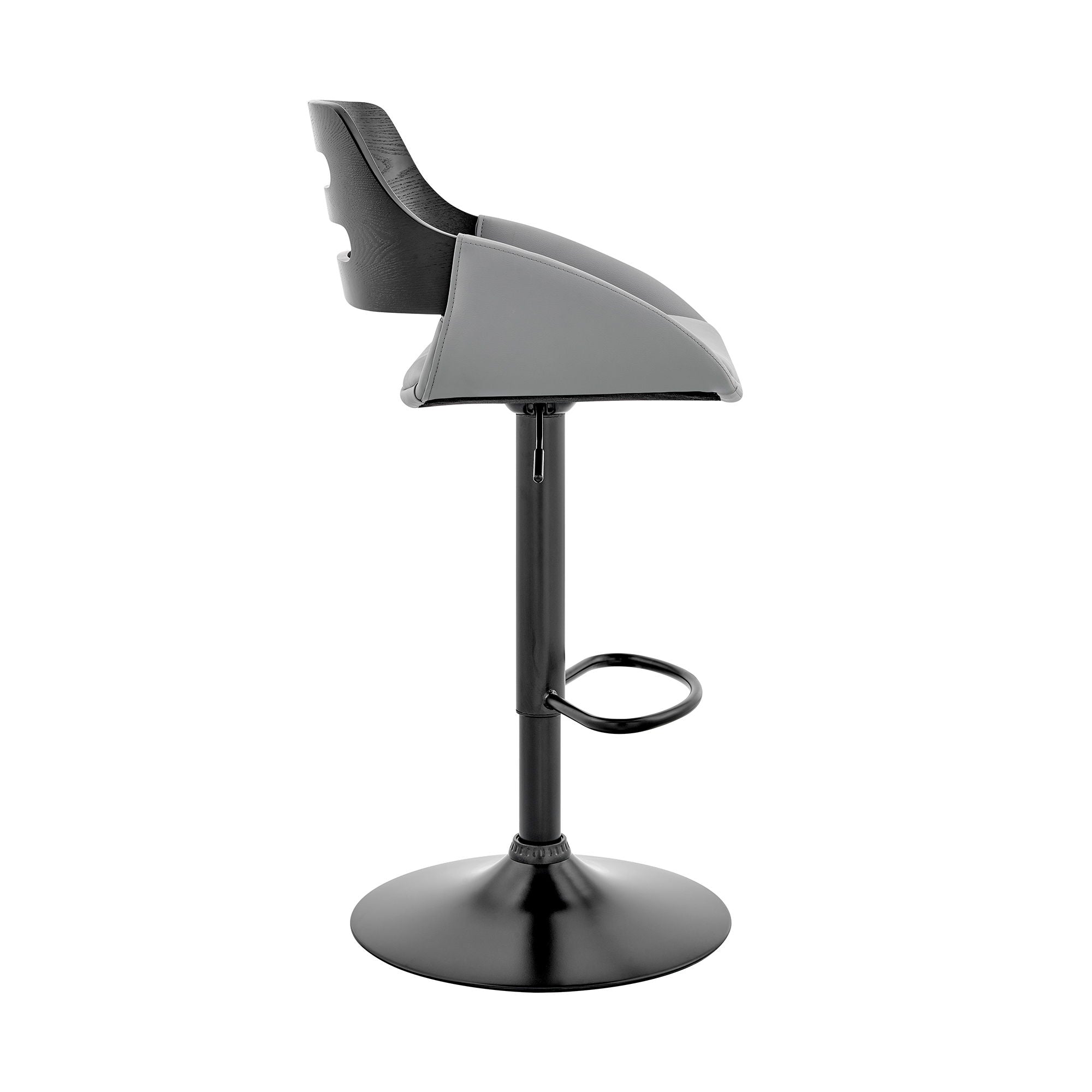 Karter - Adjustable Bar Stool - Premium Adjustable Height from Armen Living - Just $220! Shop now at brett interiors