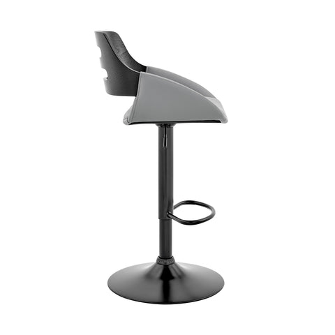 Karter - Adjustable Bar Stool - Premium Adjustable Height from Armen Living - Just $220! Shop now at brett interiors