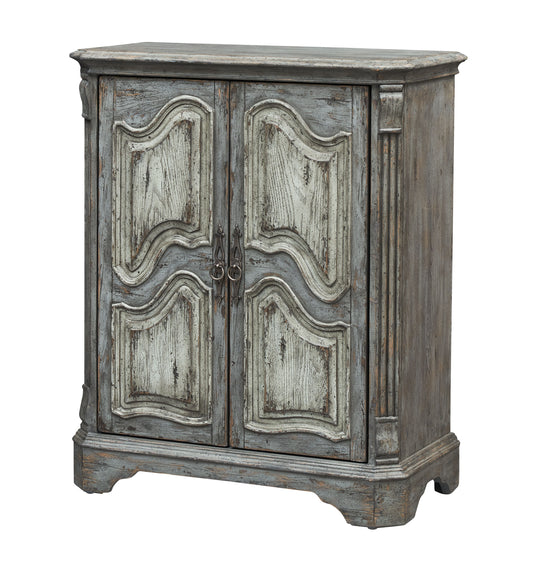 Wyatt - Two Door Wine Cabinet - Kraven Two Tone - Premium Wine Cabinets from Coast2Coast Home - Just $2887.50! Shop now at brett interiors