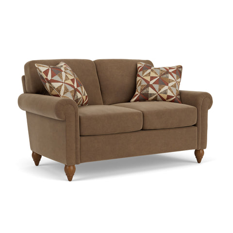 Moxy - Loveseat (Roll Arms) - Premium Stationary Loveseats from Flexsteel - Just $1875! Shop now at brett interiors