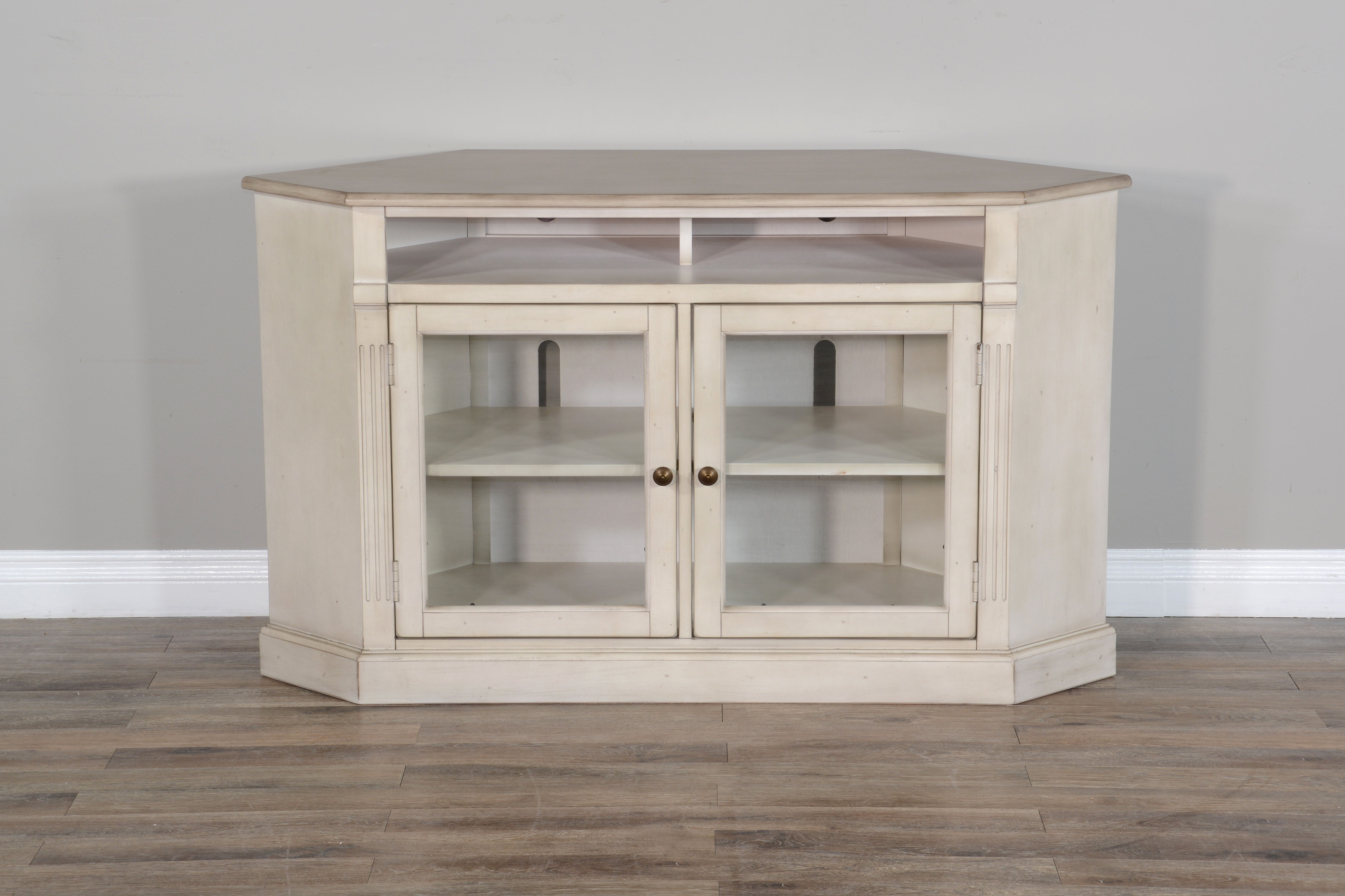 Westwood Village - Corner TV Stand - Beige - Premium TV Stands from Sunny Designs - Just $858! Shop now at brett interiors