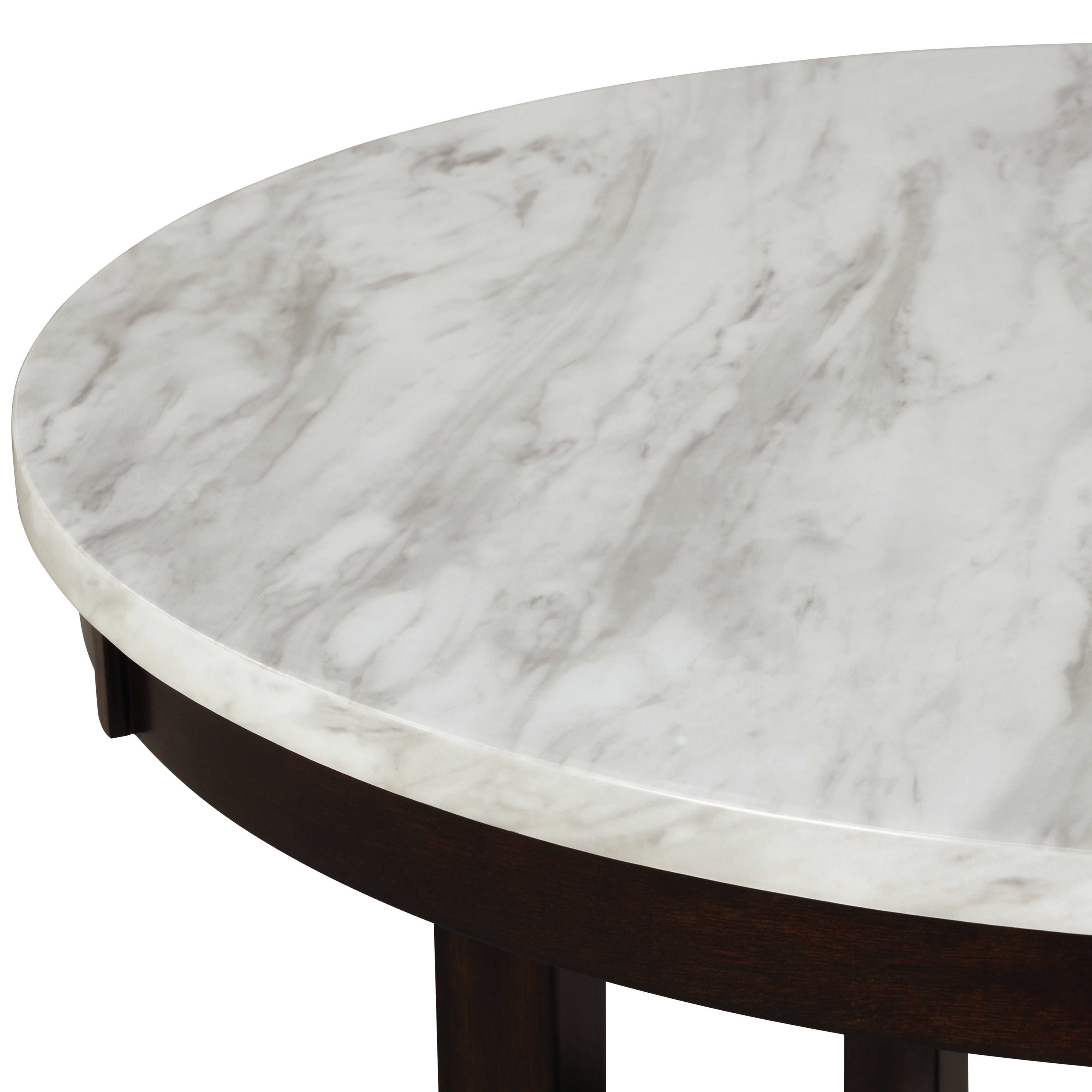 Celeste - Round Counter Table - Espresso - Premium Counter Tables from New Classic - Just $372.50! Shop now at brett interiors