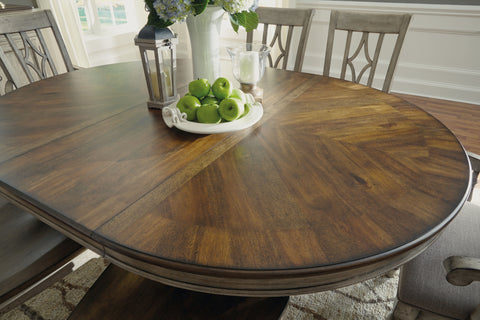 Plymouth - Round Pedestal Dining Table - Premium Dining Tables from Flexsteel - Just $1175! Shop now at brett interiors