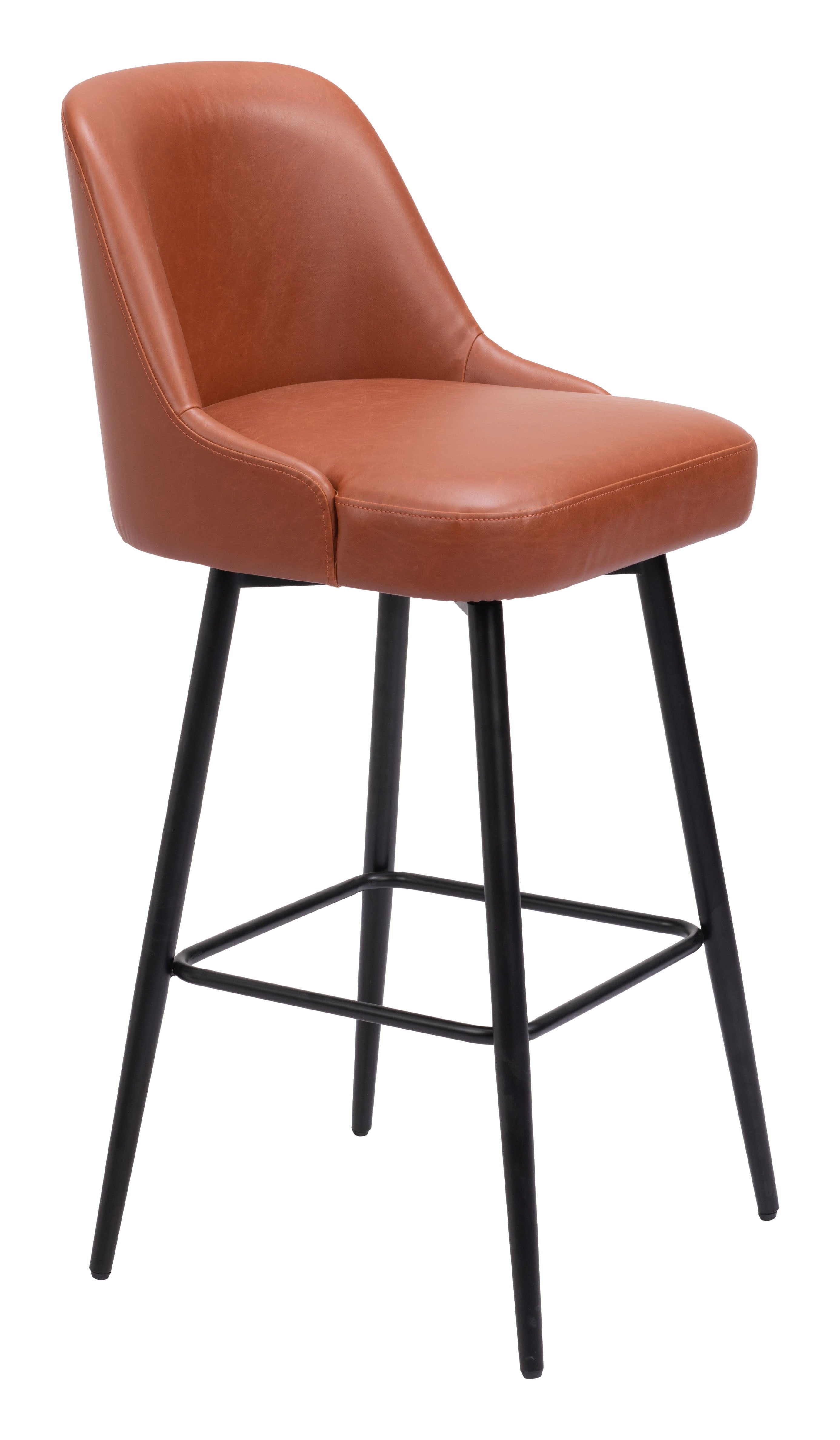 Keppel - Swivel Barstool - Premium Counter Height (24"-27") from Zuo Modern - Just $800! Shop now at brett interiors