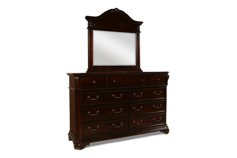 Emilie - Mirror - Tudor Brown - Premium Bedroom Mirrors from New Classic - Just $200! Shop now at brett interiors